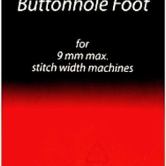 JANOME BUTTONHOLE FOOT TRANSPARENT 9MM