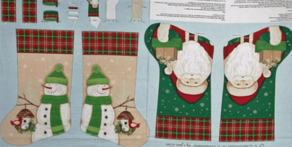 QUILT KIT A CHRISTMAS TO REMEMBER STOCKING PANEL