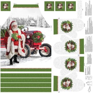 QUILT KIT HERE COMES SANTA APRON