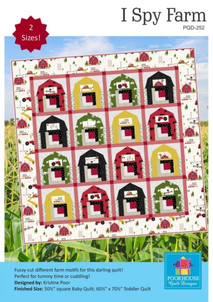 I SPY FARM QUILT PATTERN by Poorhouse Quilt Designs