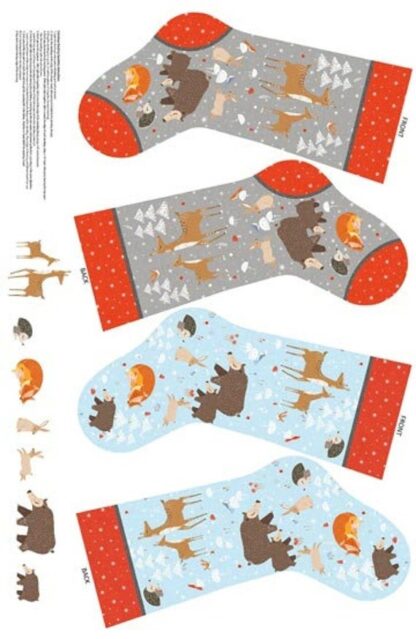 QUILT KIT WINTERLAND STOCKING PANEL KIT