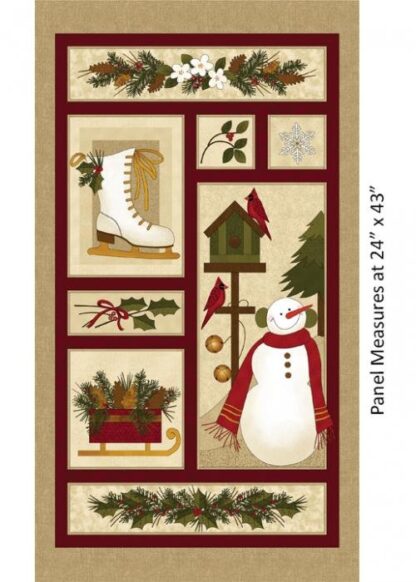 QUILT KIT WINTER WONDERLAND PANEL