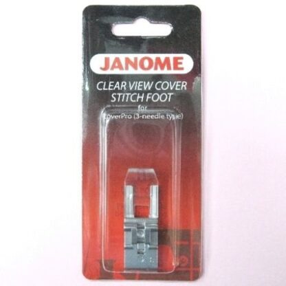 JANOME CLEAR VIEW COVER STITCH FOOT