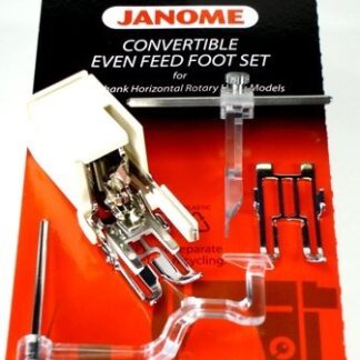 JANOME CONVERTIBLE EVEN FEED FOOT SET HOR&ROT