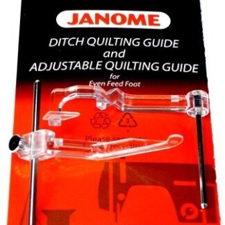 JANOME DITCH QUILTING GUIDE AND ADJUSTABLE GUIDE