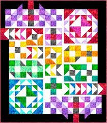 COLOR CRUSH QUILT PATTERN by Poorhouse Quilt Designs