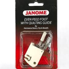 JANOME EVEN FEED FOOT WITH QUILT GUIDE HORIZONTAL