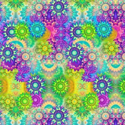 TIMELESS TREASURES MULTI ABSTRACT KALEIDOSCOPE