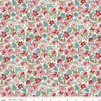 RILEY BLAKE LIBERTY HEIRLOOM COLL. 4 FLORAL JOY C