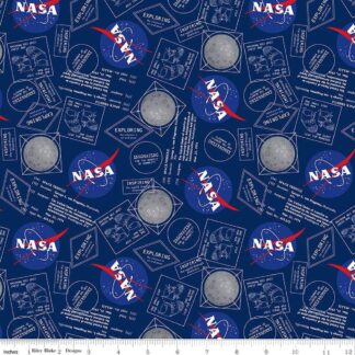 RILEY BLAKE OUTER SPACE BY NASA MOON BOOTS NAVY