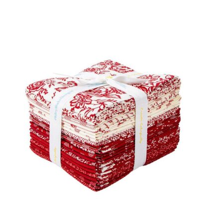 RILEY BLAKE RED DELICIOUS FAT QUARTER BUNDLE 21 PCS