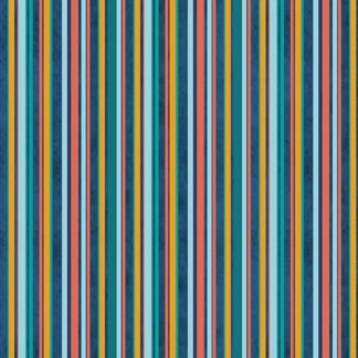 BENARTEX - CABANA STRIPE CORAL/MULTI UNDER THE SEA