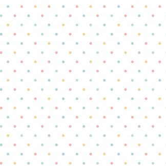 HENRY GLASS BOHO BUDDIES WHITE DOTS