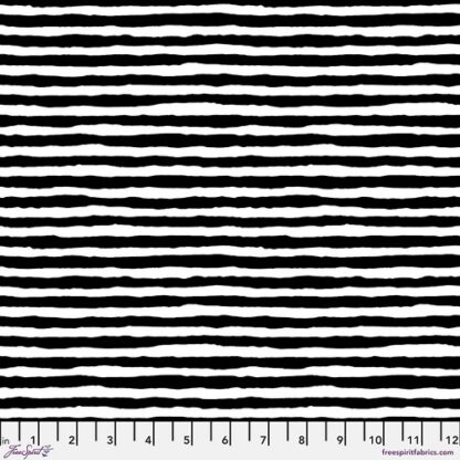 Kaffe Fassett COMB STRIPE - White