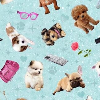 HENRY GLASS DIVA PUPS AQUA