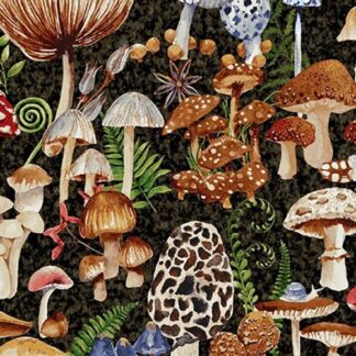 HENRY GLASS FOREST FLOOR MULTI MUSHROOMS