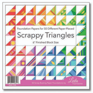 Second in the series, let's get serious about this paper piecing. The Scrappy Triangles booklet takes paper piecing to another level. During class you will create one of the more simple blocks and then one of the more in-depth blocks. Patterns are very interesting, some more challenging than others. Michelle has many of them for you to explore. When you purchase your supplies at Austin's that enables us to offer more quality classes for your enjoyment and education. Class Supply List ? Add A Quarter ruler (12 inch) ? Scrappy Triangles Foundation Paper Pad (50 sheets) ? Cardboard bookmark (the ones handed out at Quilter’s Day Out for example are perfect) ? Washable glue stick (Elmer’s, Sew Line, or UHU all work) ? Rotary cutter ? Small acrylic ruler (3x12) ? Sewing machine ? Basic sewing supplies (scissors, thread-whatever you use for piecing) ? 90/14 needle ? Small cutting mat (12x12) ? Light boxes are optional but can be helpful. I will have one available to use in class ? Fabric: You will need a 7 ½ inch square (cut in half once on the diagonal) to make 2 blocks. This is the “whole” half square triangle section of the block. You can use the same fabric throughout, or as many different ones as you like. For the pieced half of the block scraps can be used. Just keep in mind that your scrap needs to fit the intended section with at bare minimum 1/4 inch extra on each side. I prefer a fair amount of extra on fabric pieces when doing foundation paper piecing. ? You should be able to get a few blocks done in class and have a good understanding of foundation paper piecing. Class will begin promptly at 1030. Please arrive in time to have your machine set up and ready to go. We will take a 30–45-minute break for lunch. Scrappy Triangles Booklet-available at Austin's Your Sewing Machine, foot control, cord 80/12 Universal Needles 50wt Cotton Thread and matching wound bobbin 1/4" foot or equivalent Fabric Scraps