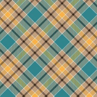 BENARTEX - GIVE THANKS TWILL PLAID TEAL
