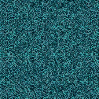 BENARTEX - ALLURINA PEACOCK PEBBLE MOSAIC DARK TEAL