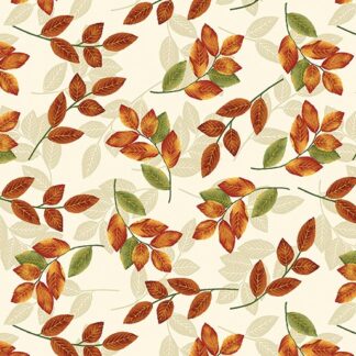 BENARTEX -HARVEST GATHERING LEAVES CREAM