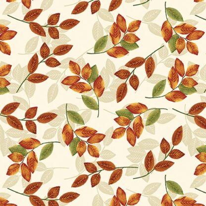 BENARTEX -HARVEST GATHERING LEAVES CREAM