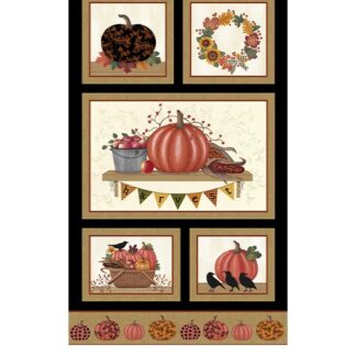 BENARTEX -HARVEST GATHERING PANEL WHEAT MULTI
