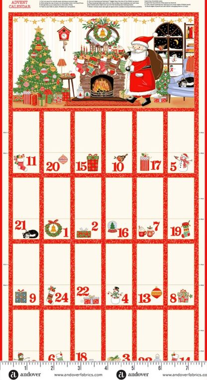 ANDOVER JOLLY SAINT NICK MULTI ADVENT CALENDAR