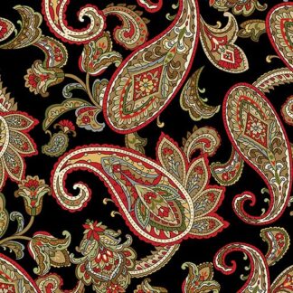 BENARTEX -SAMSARA PAISLEY BLACK