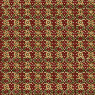 BENARTEX -SAMSARA TILE GOLD/RED