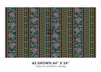 BENARTEX -SHANGRI-LA STRIPE BLACK MULTI