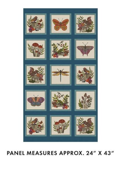 BENARTEX - SMALL WONDERS PANEL TEAL