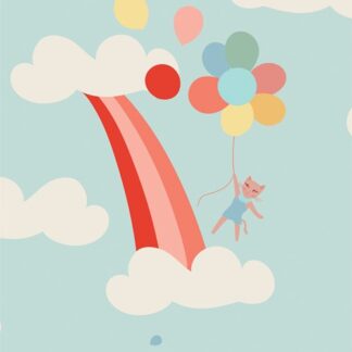 MEOW IN THE CLOUDS FROM PURR PARADE BY AGF STUDIO