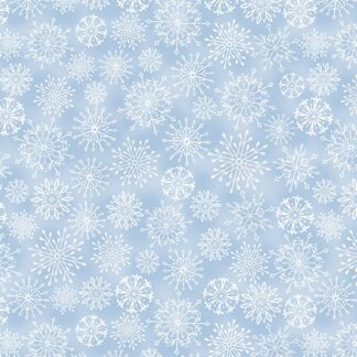 BENARTEX - WOODLAND WONDERLAND SNOWFLAKE LIGHT BLUE