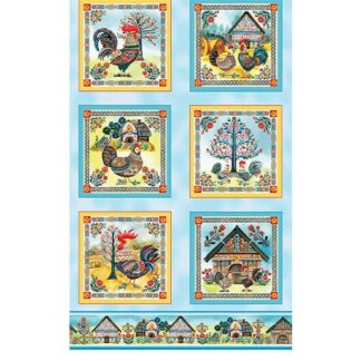 BENARTEX -FARM FEATHERED FOLK FARM FOLK PANEL MULTI