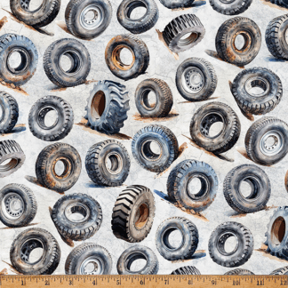 HOFFMAN HAMMER DOWN TIRES LIGHT GRAY