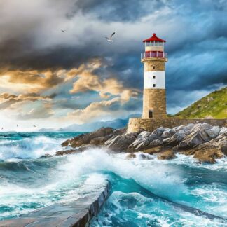 HENRY GLASS COASTAL GUARDIANS LIGHTHOUSE STUDIO