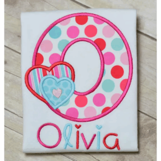 Heart Applique Alphabet