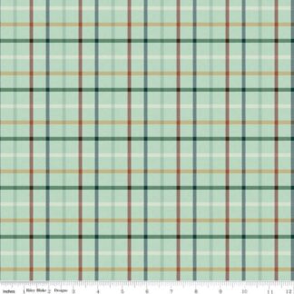 RILEY BLAKE - PLAID VENTURE CLUB CAMPER FERN