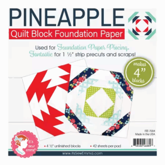 pineapple 4" paper pieced
