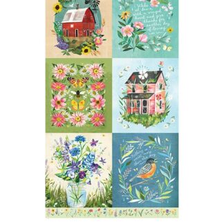 A PRAIRIE HEART PANEL MULTI 24X44