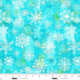 SNOWBURST SNOWFLAKETOSS CARRIBEAN 108" WIDE