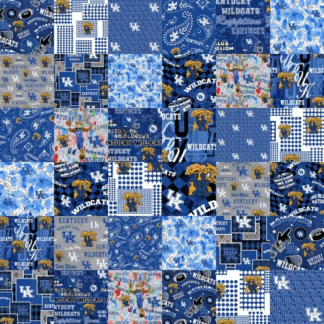 KENTUCKY COLLEGIATE CHEATER QUILT 58-60