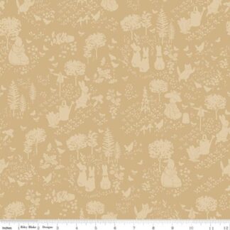PETER RABBIT AND BENJAMIN BUNNY TONAL GARDEN TAN
