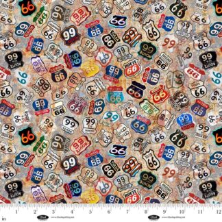 HISTORIC HIGHWAY ROUTE 66 SIGNS