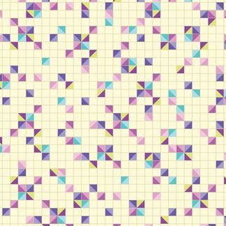 BENARTEX -Twilight Serenade Modern Triangles Butter