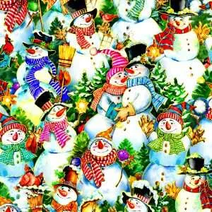 OASIS NOEL PACKED SNOW PEOPLE BLUE