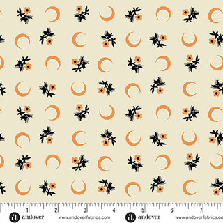 ANDOVER NIGHTFALL FLOWER MOON ORANGE FLOWER MOON CREAM