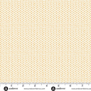 ANDOVER NIGHTFALL STITCH LINE CREAM ORANGE
