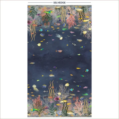 WINDHAM DEEP BLUE OCEAN FLOW DEEP BLUE - Austin's Sewing Center