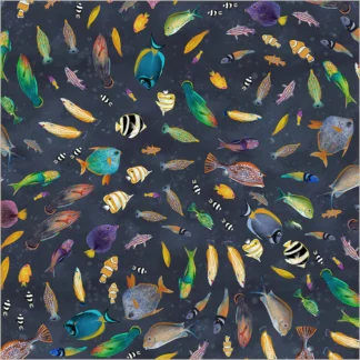 WINDHAM DEEP BLUE OCEAN SHOAL OF FISH DEEP BLUE